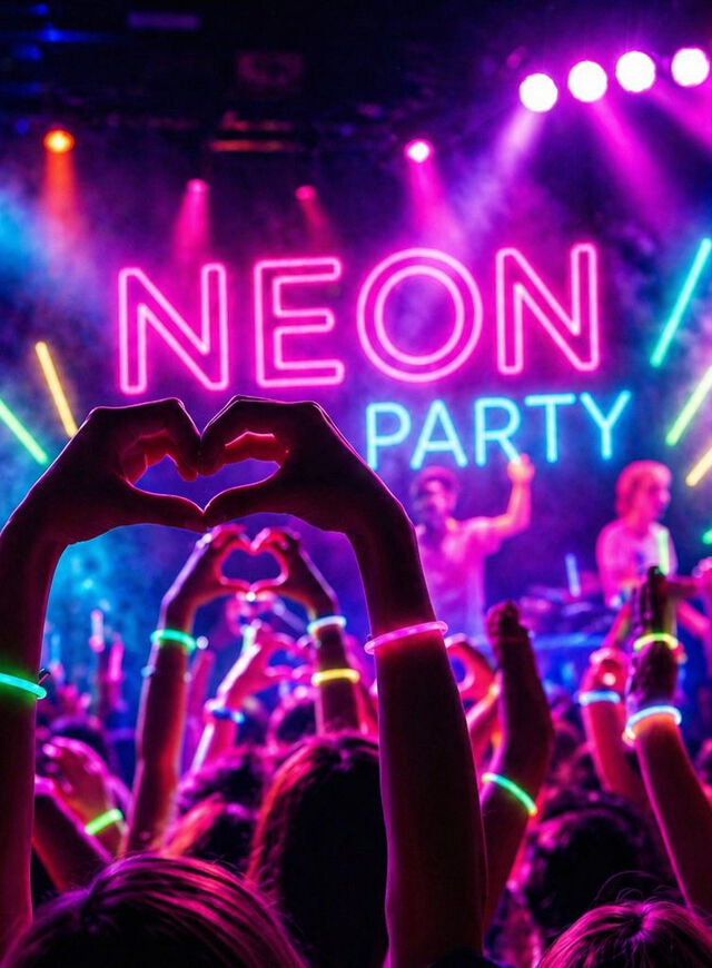 Neon-Party - Disco im Festzelt